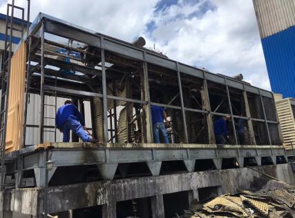 冷卻塔填料如何換？